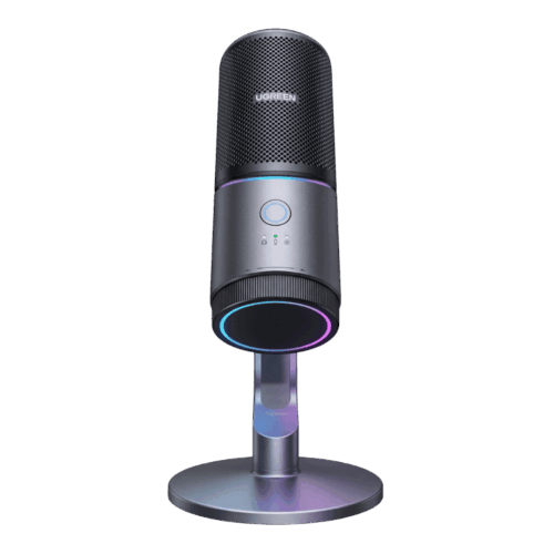 Micrófono Gamer UGREEN CM769 USB de Condensador con Iluminación RGB