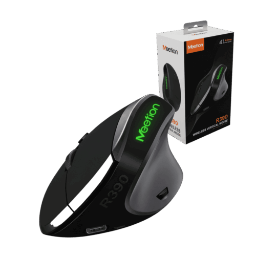 Mouse Ergonómico Vertical Inalámbrico Meetion MT-R390 Recargable