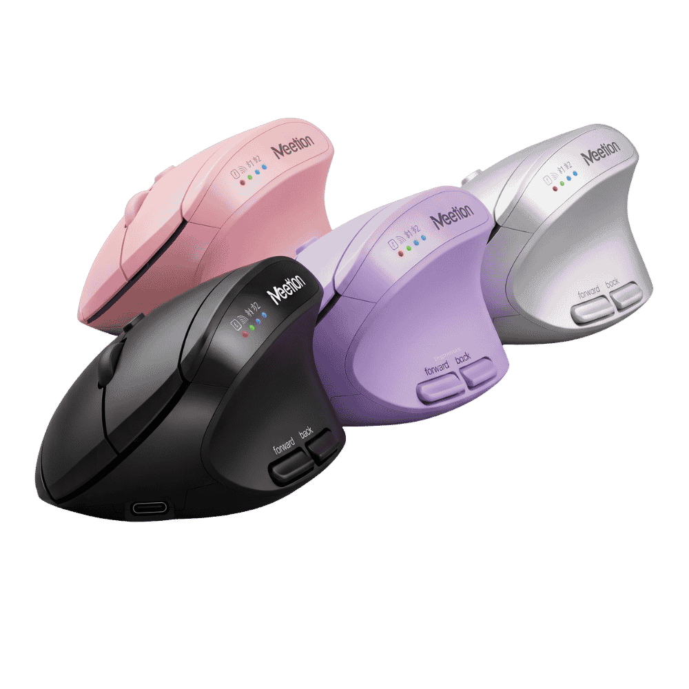 Mouse Wireless Meetion BTM008 Bluetooth Dual Recargable