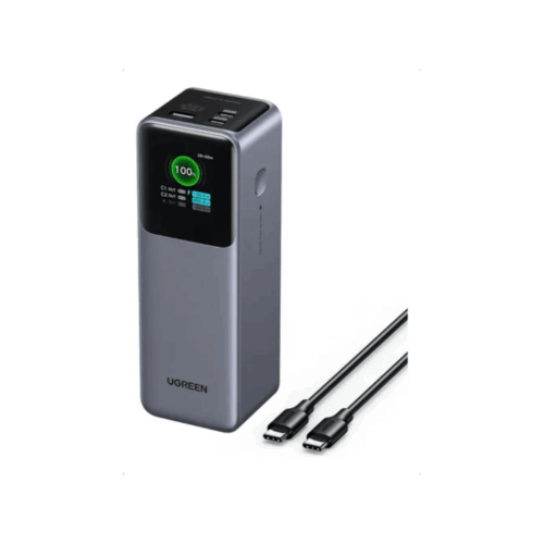 Batería Portátil UGREEN PB722 25000mAh de 200W con Pantalla TFT Inteligente
