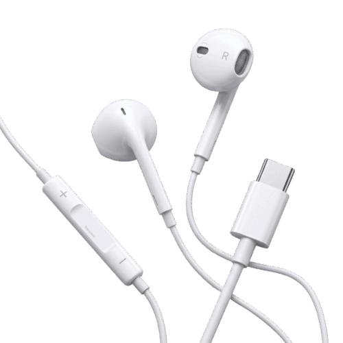 Audífonos Tipo C In-Ear Sin Caucho de Alta Definición