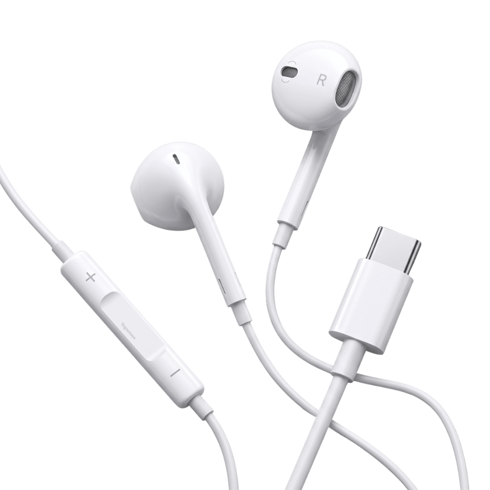 Audífonos Tipo C In-Ear Sin Caucho de Alta Definición