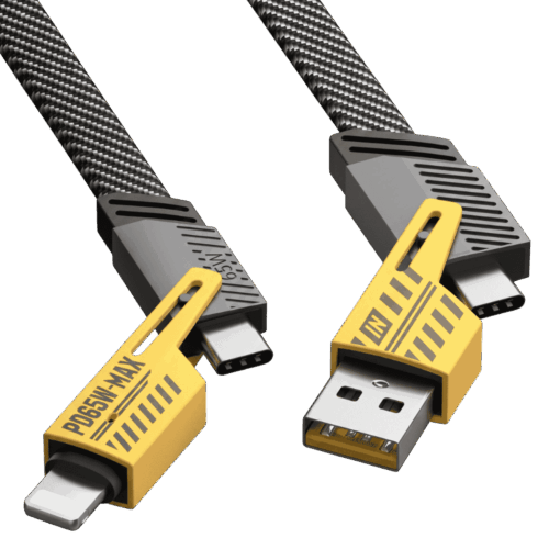 Cable 4 en 1 Puntas Metálicas de 2 Metros