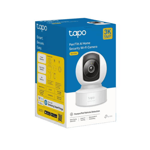 Cámara Tapo C232 WiFi 3K 5MP 360° con Audio Bidireccional