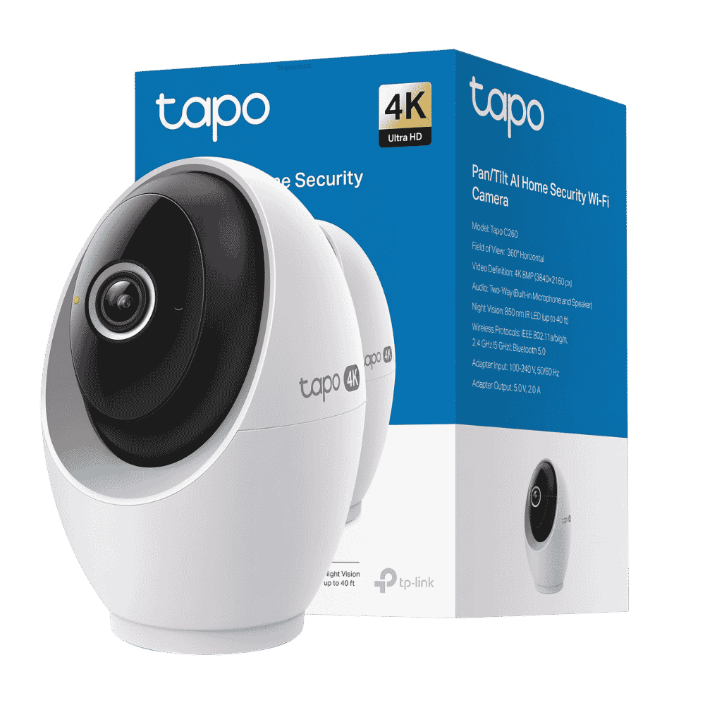 Cámara Tapo C260 WiFi 4K 8MP 360° con Detección IA