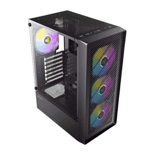 Case Antec AX26 RGB Elite Mid Tower Gamer con Vidrio Templado