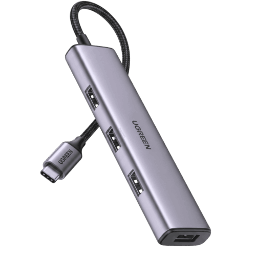 Hub Ugreen CM473 Tipo C de 4 Puertos USB