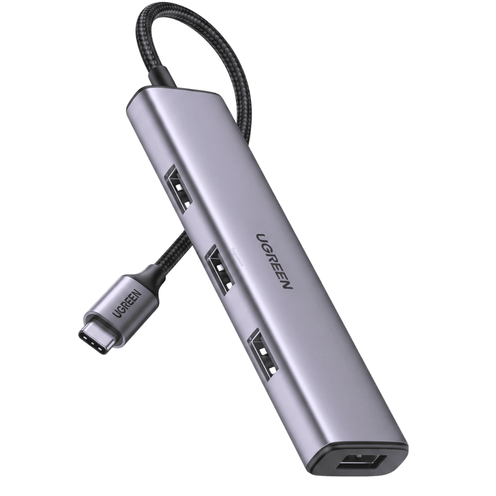 Hub Ugreen CM473 Tipo C de 4 Puertos USB