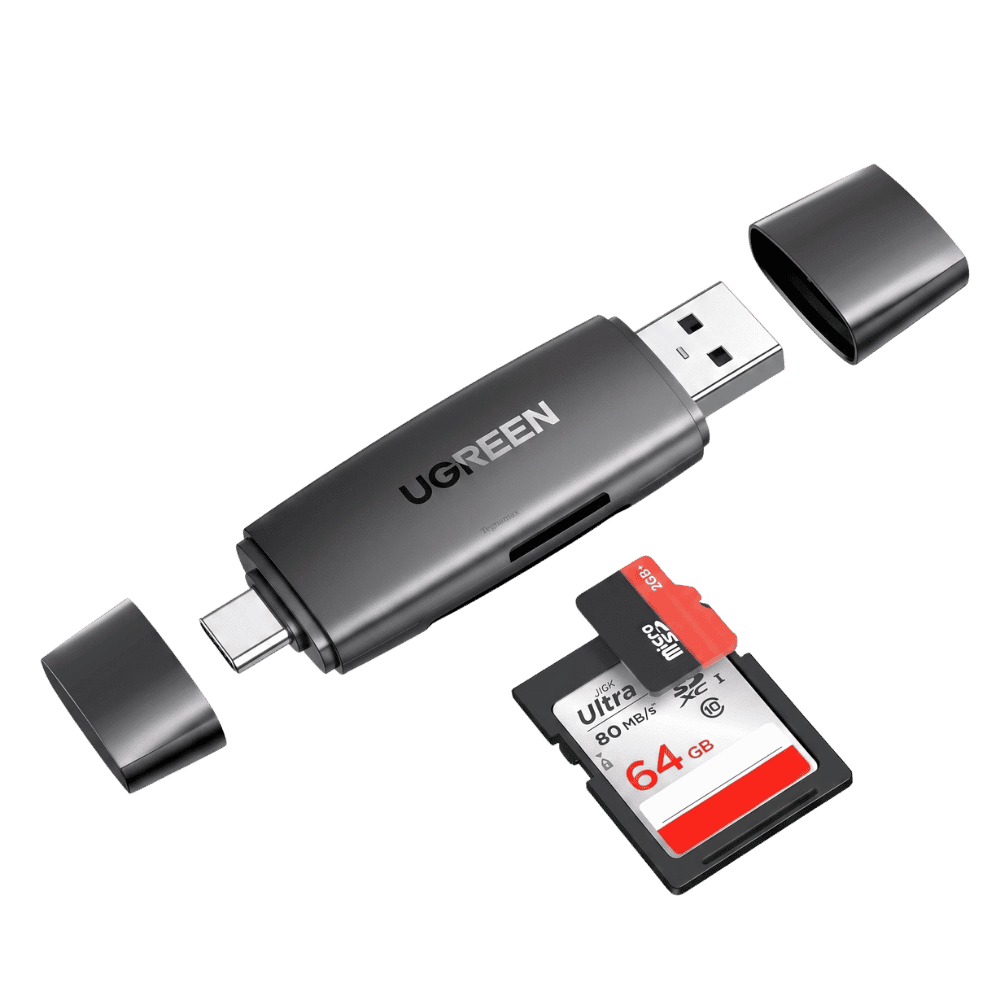Lector de Memorias Ugreen CM304 50706 USB-C y USB 3.0 SD TF en vista principal
