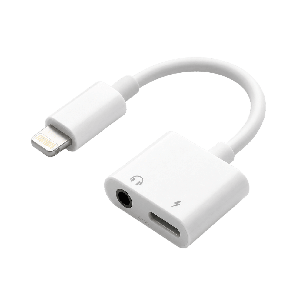 Adaptador Lightning a Dos Para Conexion de Equipos