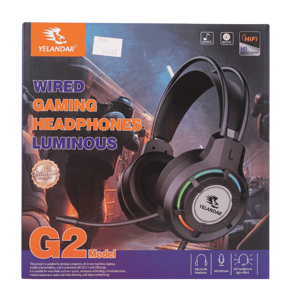 Audífono Gamer AN-GM123F con Conexión Auxiliar y USB para Energía