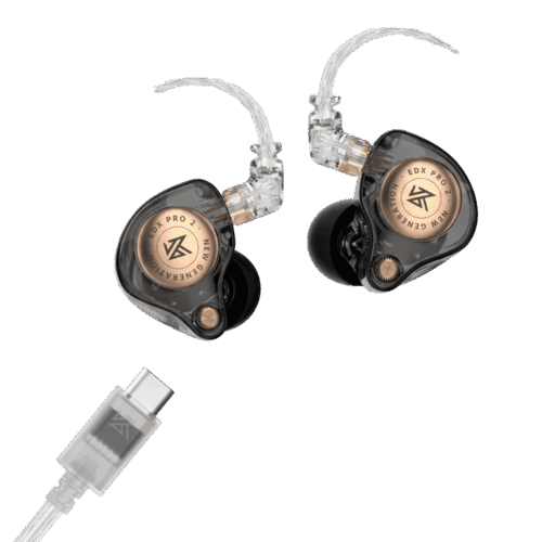 Audífonos KZ Desmontables con Conector USB-C