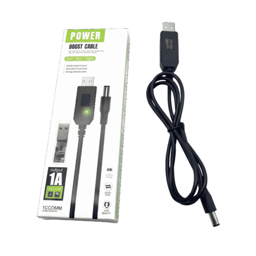 Cable Convertidor 5V A 12V 1A Para Equipos Compatibles