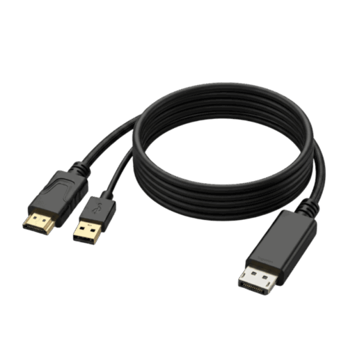Cable Activo HDMI a DisplayPort de 1,8 m con Alimentación USB