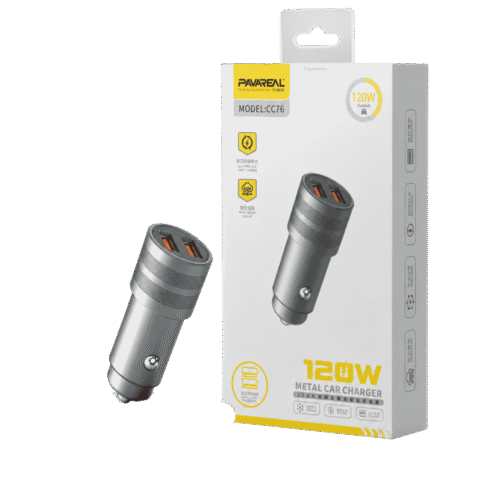 Cargador para Auto Pavareal CC76 con 2 Puertos USB