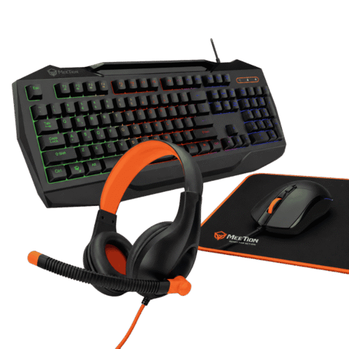 Combo Gamer 4 en 1 Meetion MT-C490 Teclado Mouse Audífono y Pad