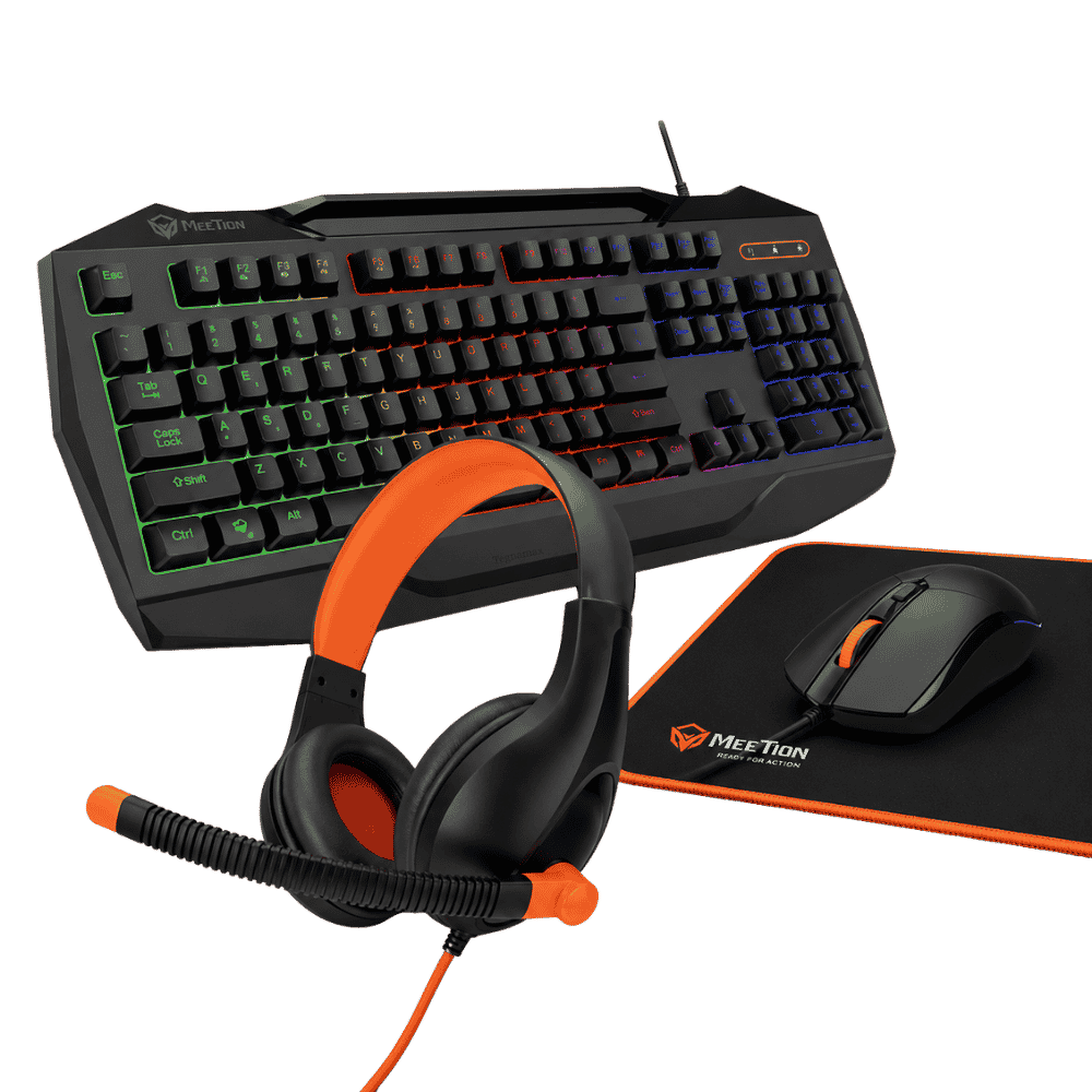 Combo gamer Meetion MT-C490 4 en 1