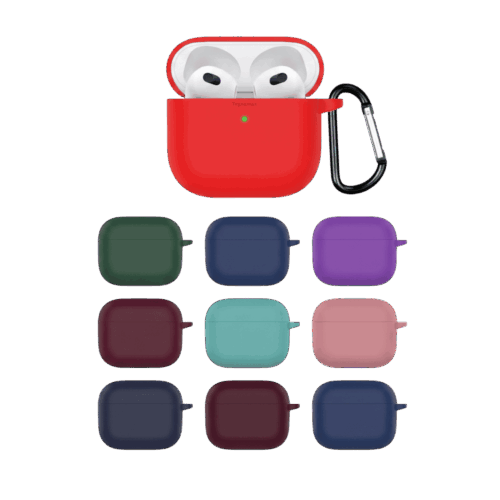 Estuche Protector Unicolor Compatible con AirPods 4