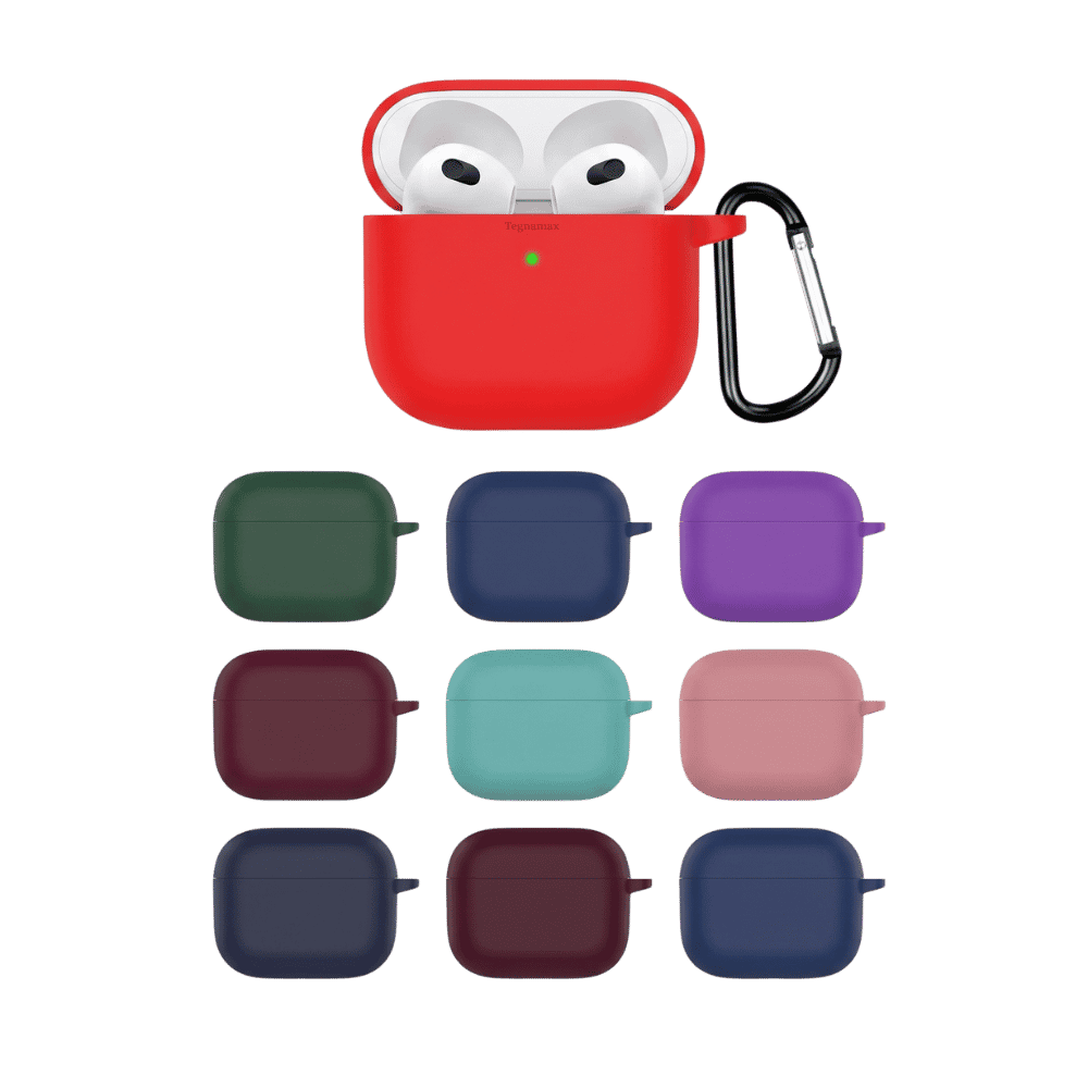 Estuche Protector Unicolor Compatible con AirPods 4