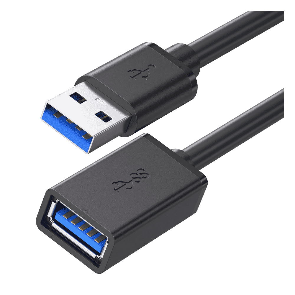 Cable de Extensión USB 3.0 Tipo A Macho a Hembra de 1,5 m Negro