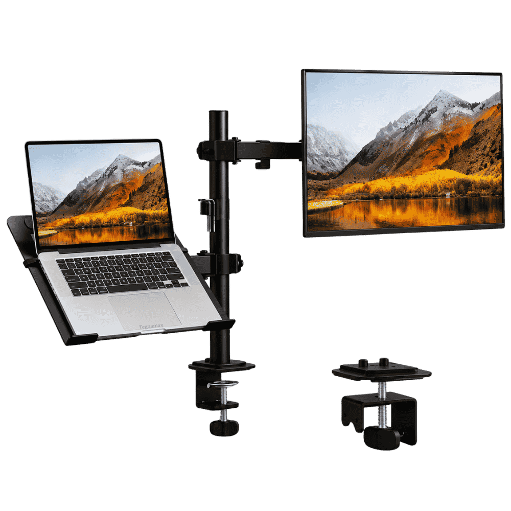 Soporte para Laptop y Monitor de Escritorio con Abrazadera