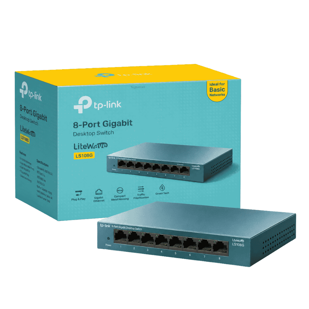 switch TP-Link LS108G vista principal
