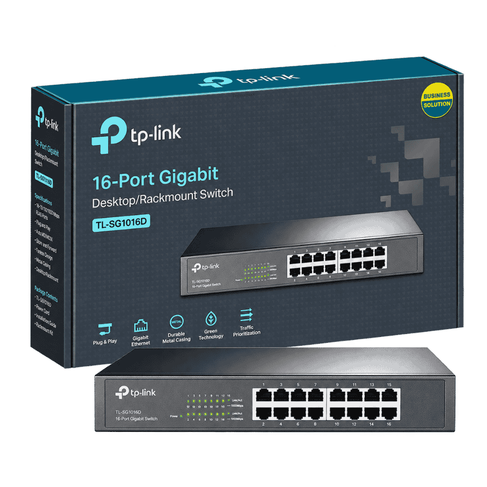 Switch TP-Link TL-SG1016D 16 Puertos Gigabit