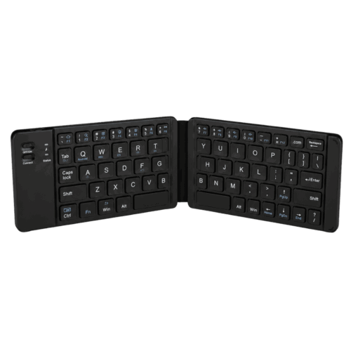Teclado Bluetooth Plegable Recargable En Español Para Movilidad