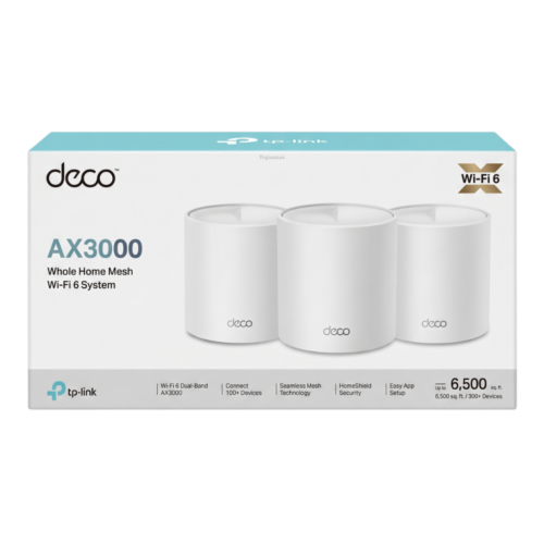 Sistema Mesh TP-Link Deco X50 AX3000 WiFi 6 3-Pack con Puertos Gigabit