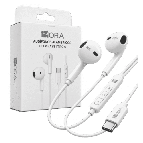Audífonos USB-C 1HORA AUT125 Sin Caucho