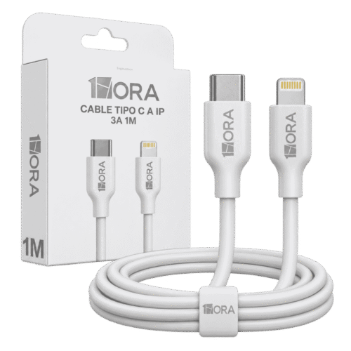 Cable USB-C a Lightning 1HORA CAB273