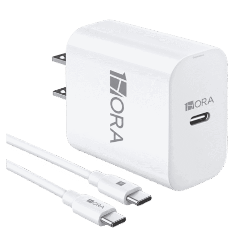Cargador 1HORA GAR154 20W USB-C con Cable Lightning