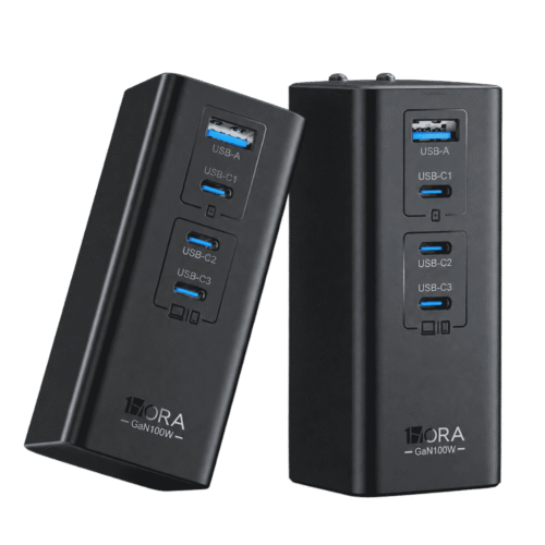 Cargador 1HORA GAR351 GaN 100W 3 USB-C + USB-A