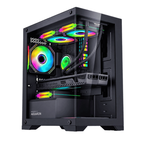 Case Armaggeddon Aquaron Nemo V2 con 3 Fans y Fuente 250W