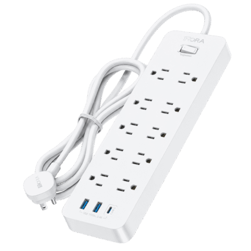 Cortapico 1HORA MCT002 10 Tomas 2 USB y USB-C