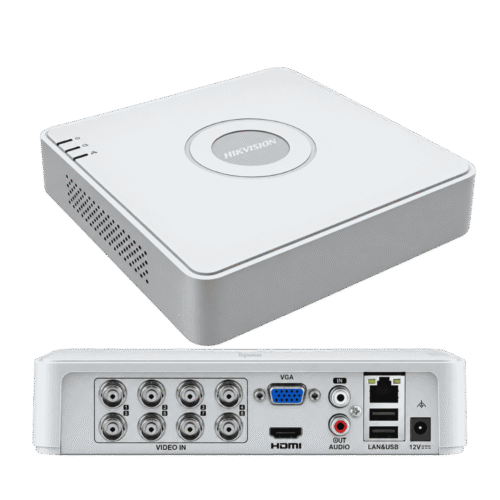 DVR Grabador Hikvision de 8 Canales con Audio