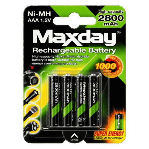 Pilas Recargables AAA Pack de 4 Unidades