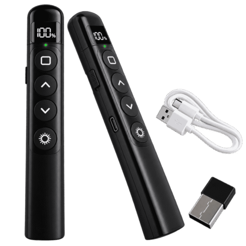 Puntero Láser Recargable con Pantalla