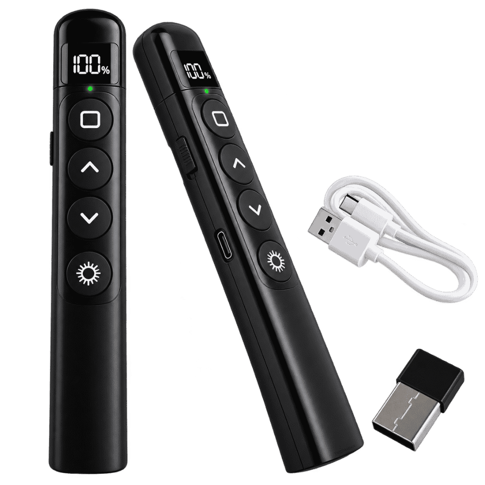 Puntero Láser Recargable con Pantalla