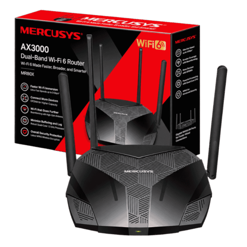 Router Mercusys MR80X WiFi 6 AX3000