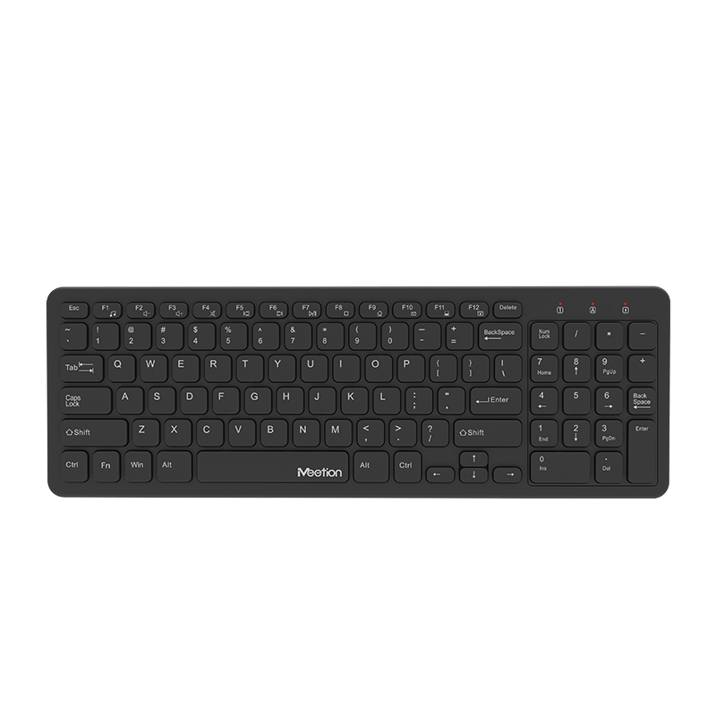 Teclado Inalámbrico Meetion MT-WK410 Negro 2.4 GHz