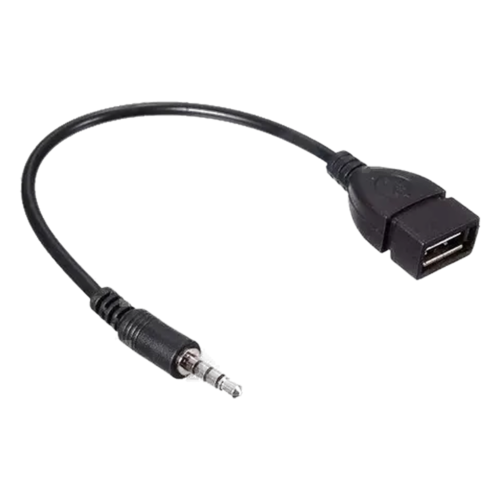 Adaptador auxiliar a USB hembra