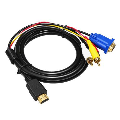 Adaptador de VGA y RCA a HDMI