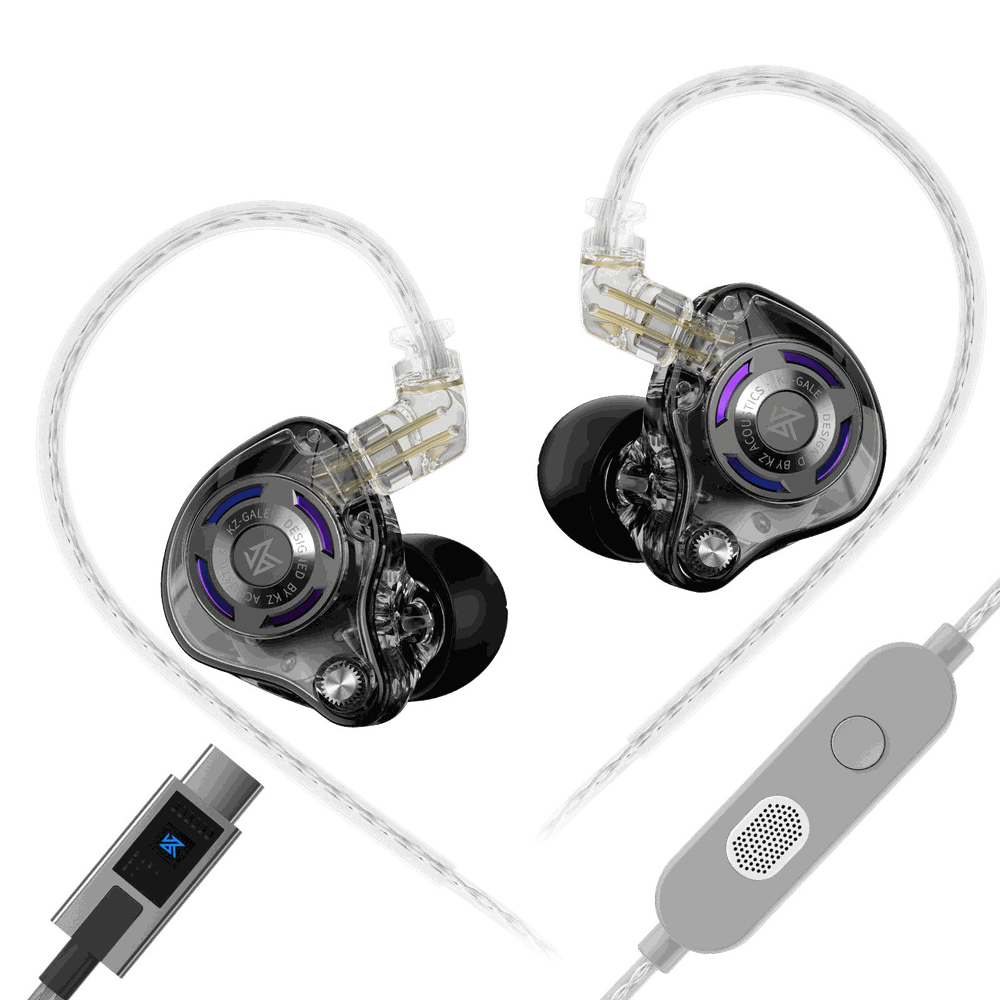 Audífono Tipo KZ Desmontable Tipo C – Cable 2 Pines
