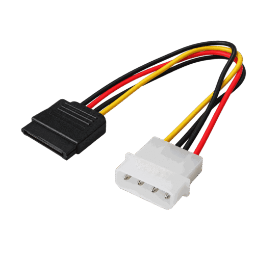 Cable de poder IDE-SATA para PC de 15 cm