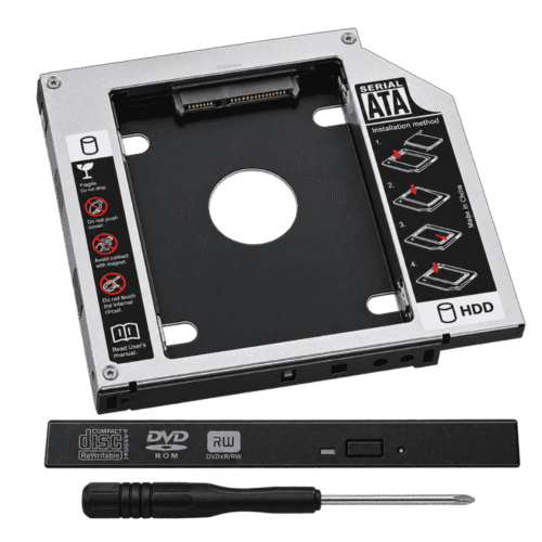 Lector Caddy Disco 9.5mm Para Conexion de Equipos
