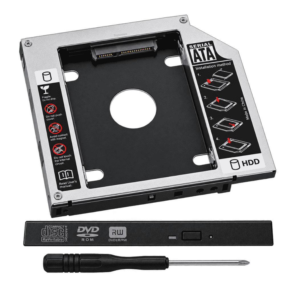 Lector Caddy Disco 9.5mm Para Conexion de Equipos