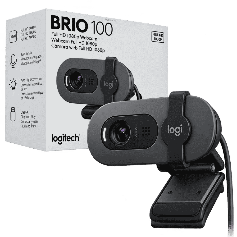 Cámara Web Logitech Brio 100 Full HD 1080p