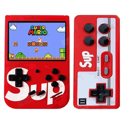Consola de mano SUP con 400 juegos y palanca