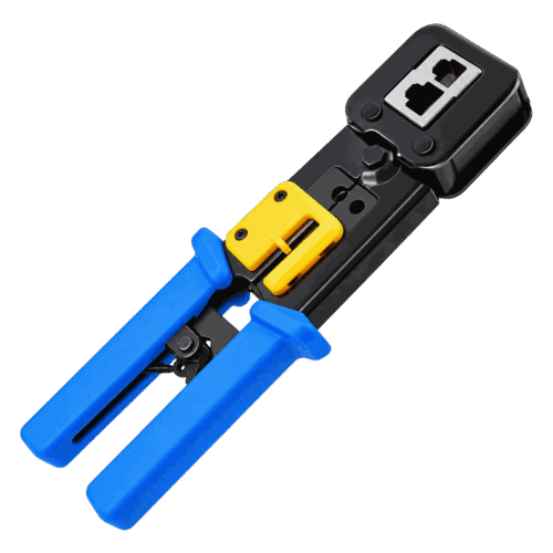 Ponchadora RJ45 y RJ11 con Pelacable